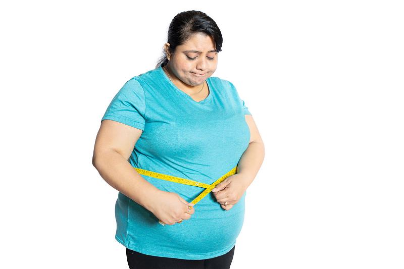Obese person