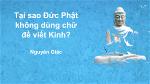 16-9-tai-sao-duc-phat-khong-dung-chu-de-viet-kinh