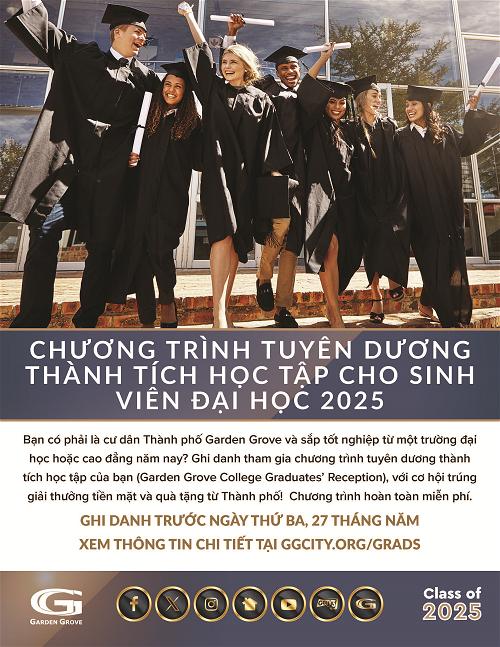 Grad Reception 2025 Flyer_vietnamese